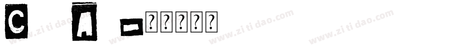 Catt Art字体转换
